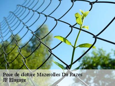 Pose de cloture  mazerolles-du-razes-11240 JF Elagage