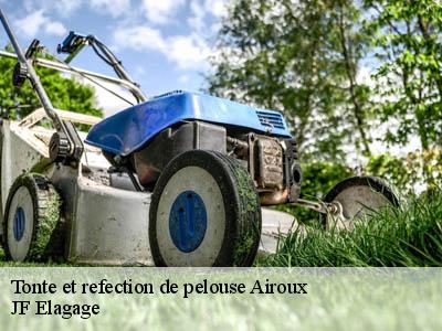 Tonte et refection de pelouse  airoux-11320 JF Elagage