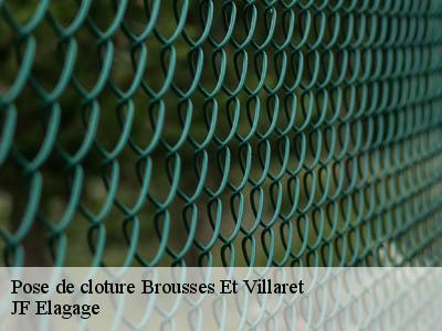 Pose de cloture  brousses-et-villaret-11390 JF Elagage