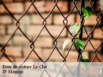 Pose de cloture  le-clat-11140 JF Elagage