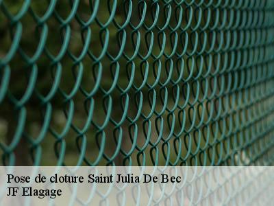 Pose de cloture  saint-julia-de-bec-11500 JF Elagage