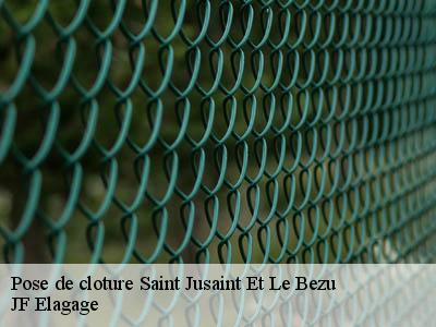 Pose de cloture  saint-jusaint-et-le-bezu-11500 JF Elagage