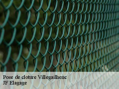 Pose de cloture  villegailhenc-11600 JF Elagage