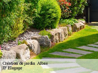 Création de jardin   albas-11360 JF Elagage